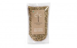 Conscious Food Split Mung Bean Green Mung Dal Organic +hand-milled  Pack  500 grams